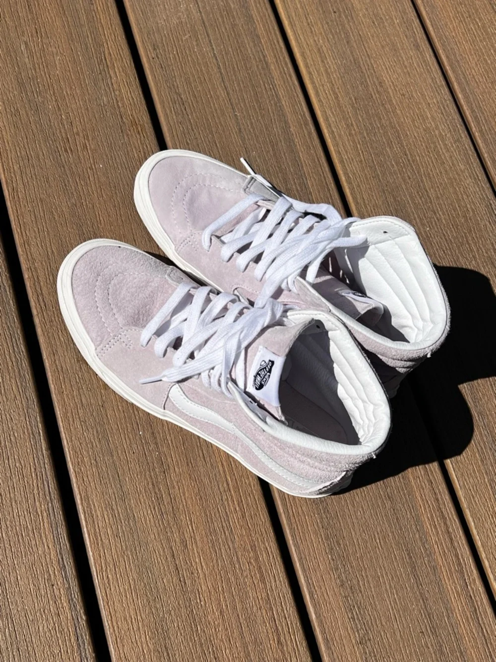 Vans Sk8-Hi Pig Suede Orchid/Ice Snow White WMNS sneakers